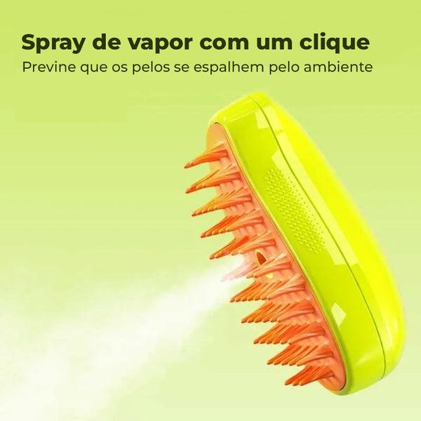 Escova Removedora de Pelos à Vapor - Pet Hair Cleaner